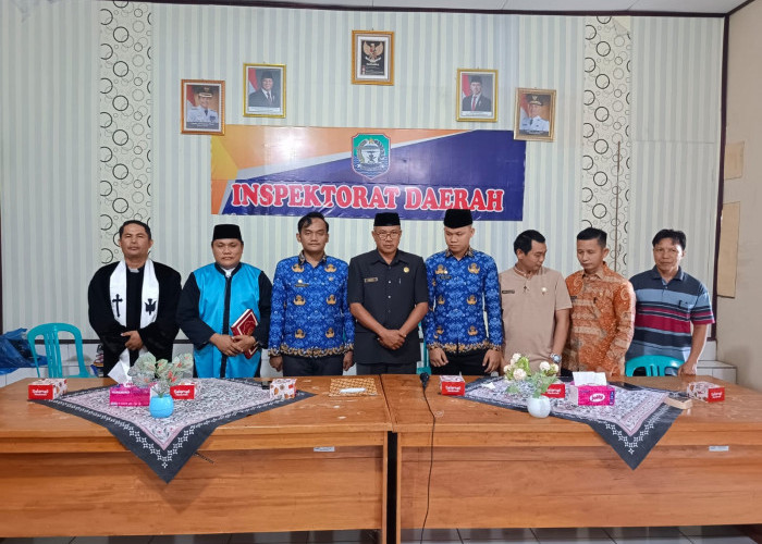 Inspektur Daerah Kaur Lantik 2 Pejabat Fungsional, Diminta Untuk Bekerja Secara Optimal 