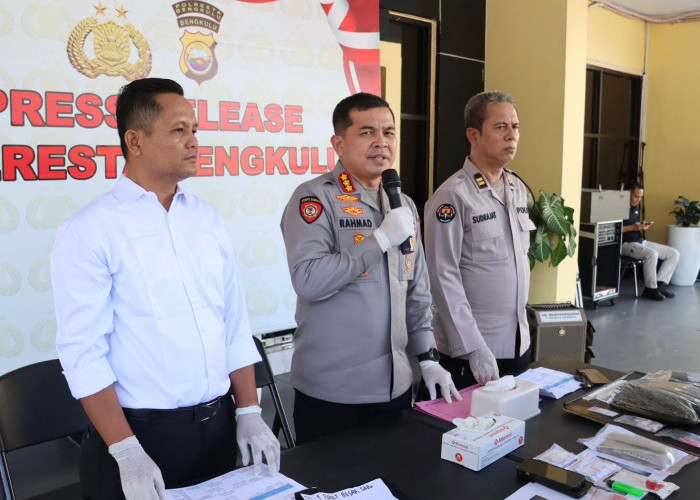Darurat Narkoba di Bengkulu: Polresta Amankan 6 Tersangka, 2 di Antaranya Masih Remaja 
