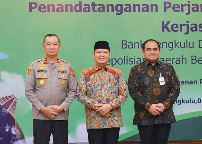 Gubernur Rohidin Sambut Baik Kerja Sama BPD-Polda Bengkuku soal Jasa Layanan Perbankan