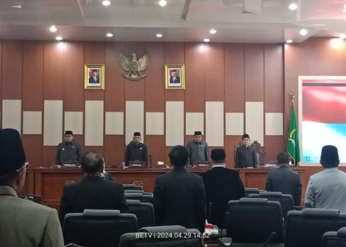 Pj Walikota Terima Rekomendasi LKPJ 2023 dari DPRD Kota Bengkulu