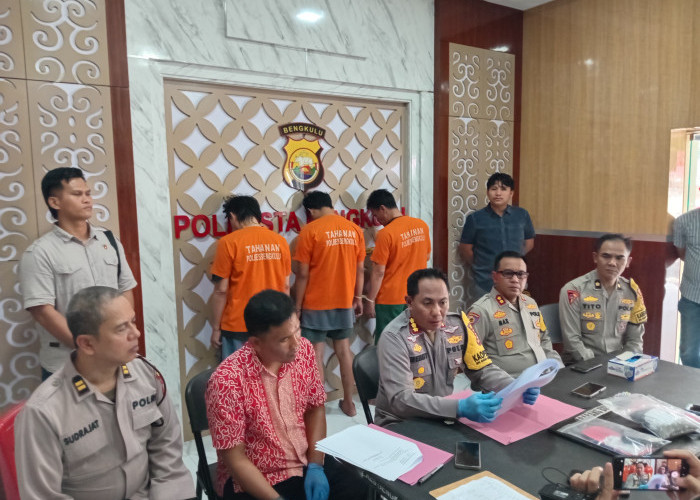 Pakai Narkoba, Sopir dan Petani Diringkus Polresta Bengkulu