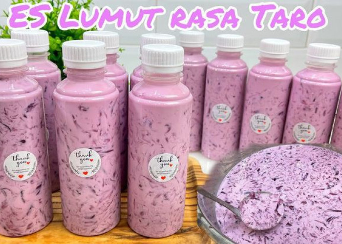 Es Lumut Taro hingga Pandan, Cek Resep dan Cara Membuat Minuman Segar Ini, Cocok Jadi Teman Santai