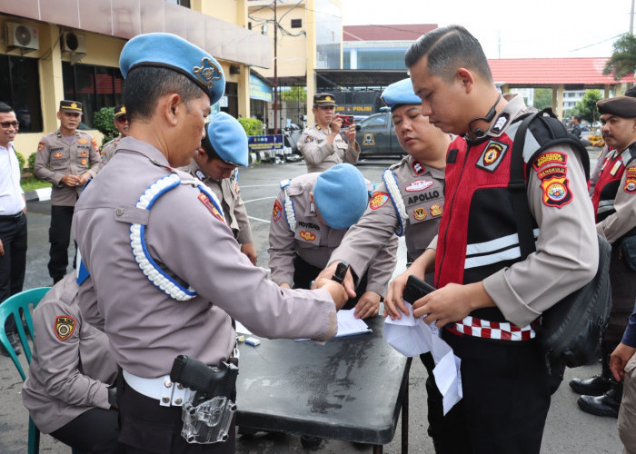 Cegah Penyalahgunaan, Senpi Personel Polresta Bengkulu Diperiksa