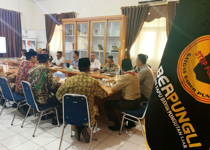 Penertiban Kawasan Pantai Panjang, Pemerintah Provinsi Bengkulu Didukung Tim Saber Pungli 