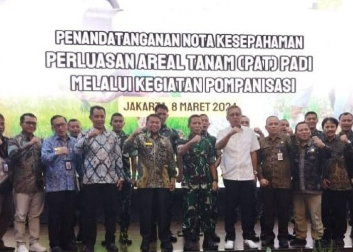 Hadiri MoU Kementan RI dan TNI AD, Dinas TPHP Provinsi Bengkulu Siap Sukseskan Program PAT