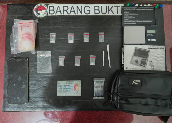 7 Paket Sabu Disimpan di Kolam Ikan, Pria 41 Tahun Ditangkap Ditresnarkoba Polda Bengkulu