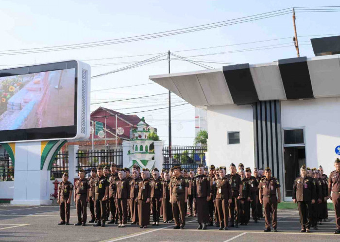 Tekankan Disiplin dan Integritas, Kejati Bengkulu Gelar Apel Pagi untuk Seluruh Pegawai