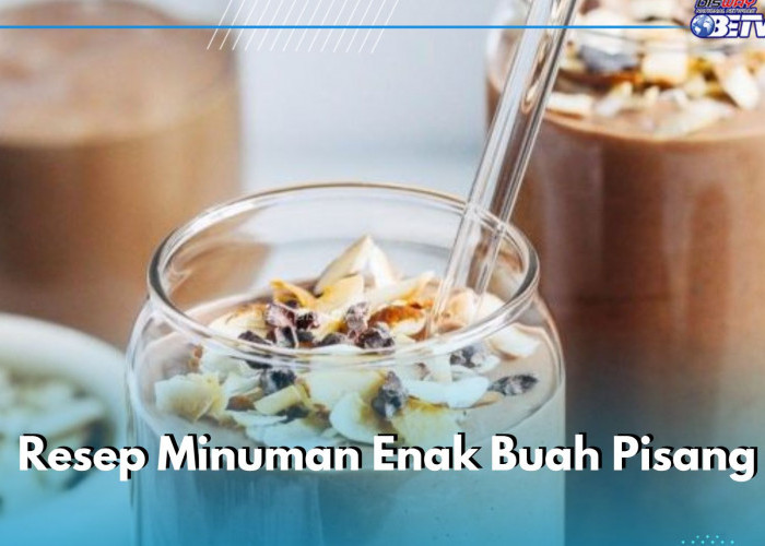 Resep Minuman Buah Pisang Enak dan Bikin Nikmat, Cobain Milkshake Cokelat Kacang Ini