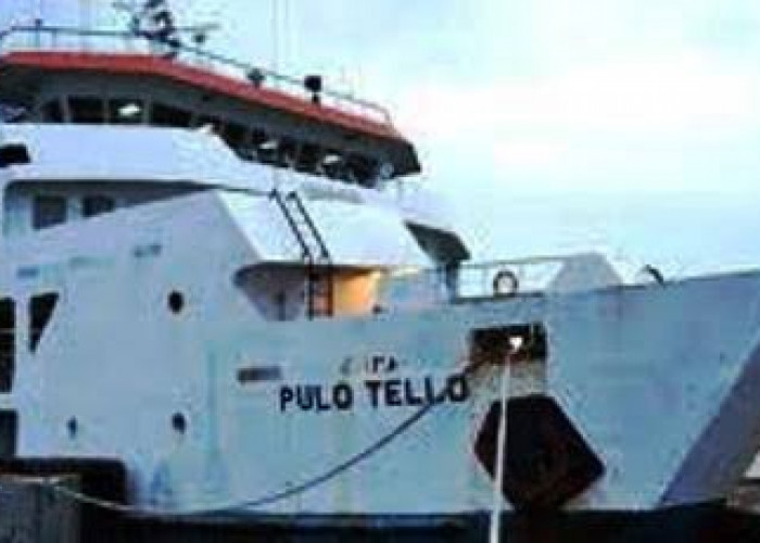 KMP Pulo Tello Masuk Waktu Docking, Stop Penyebrangan Sebulan