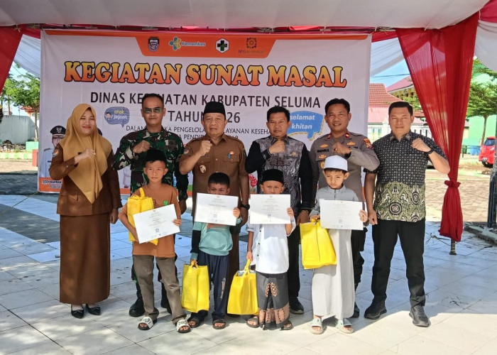 Bantu Fasilitasi Khitan Gratis, Pemkab Seluma Wacanakan Tambah Kuota Peserta Tahun Depan