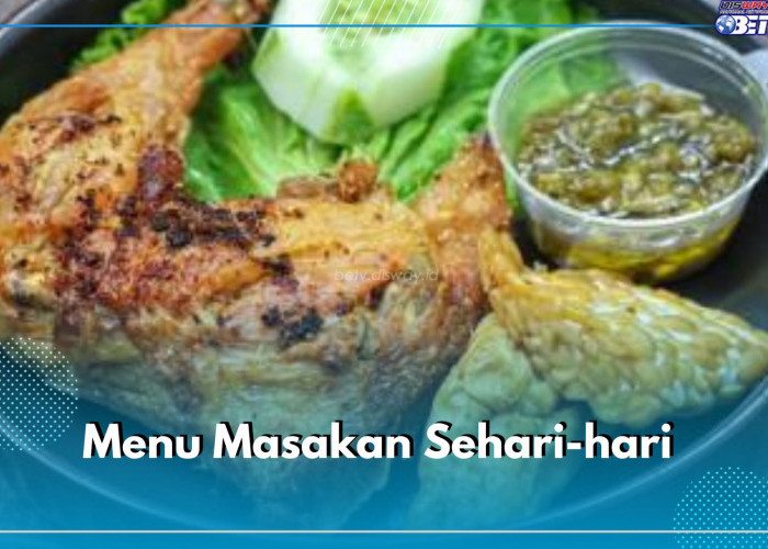 Bikin Ngiler! Ini Resep Ayam Penyet Sambal Bawang dan Sayur Asem, Pedasnya Bikin Lidah Bergoyang