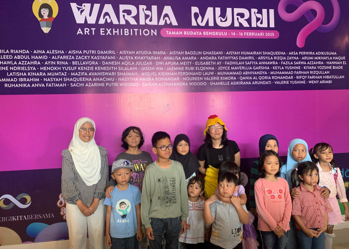 Dialog Visual melalui Warna: Pameran Seni Warna Murni di Taman Budaya Bengkulu 