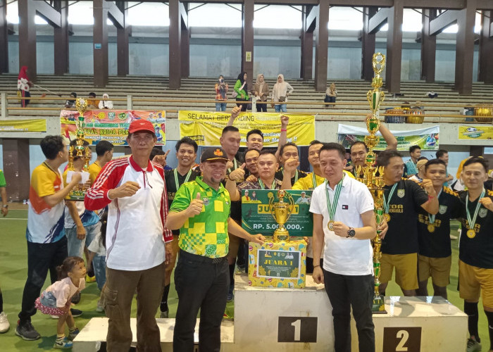 Selamat! Sekretariat Pemprov Juara Turnamen Futsal Antar OPD Piala Gubernur Bengkulu 2024