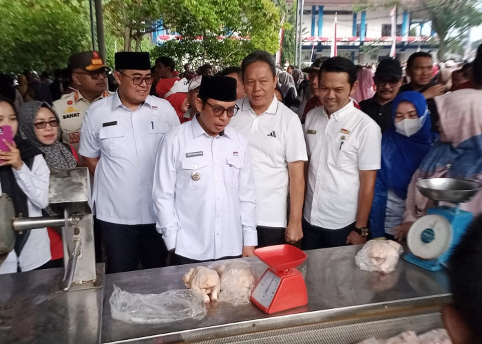 Pemkot Bengkulu Launching Bazar Pangan Murah, Dedy Wahyudi Pastikan Harga Bahan Pokok Terjangkau