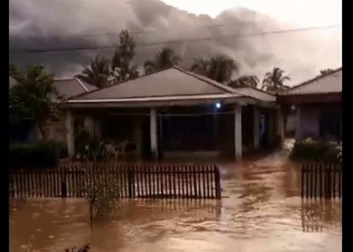 Hujan Lebat, 2 Desa di Kecamatan Uram Jaya Lebong Terendam Banjir