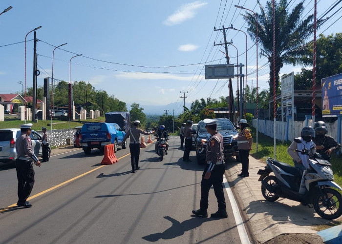 Puluhan Kendaraan Terjaring Razia Operasi Patuh Pajak di Bengkulu Tengah