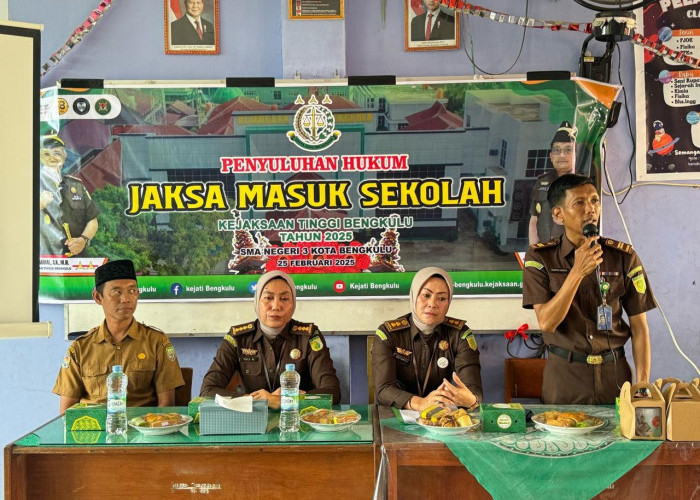 Kegiatan Jaksa Masuk Sekolah Kejati Bengkulu di SMAN 3 Bengkulu