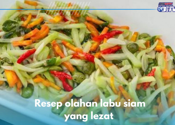 5 Rekomendasi Olahan Labu Siam yang Lezat dan Bergizi, Yuk Buat di Rumah dengan Resep Ini