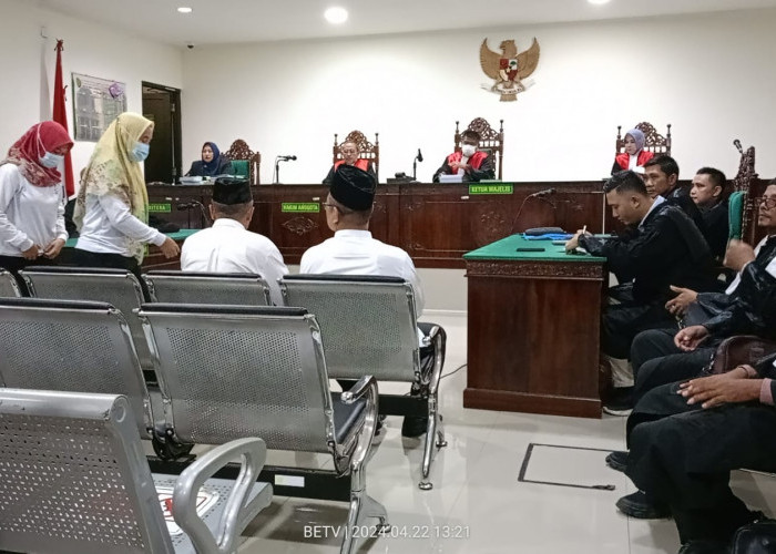 Sidang Putusan Kasus Korupsi Dana BOK Kaur, 4 Terdakwa Divonis 1 Tahun Penjara