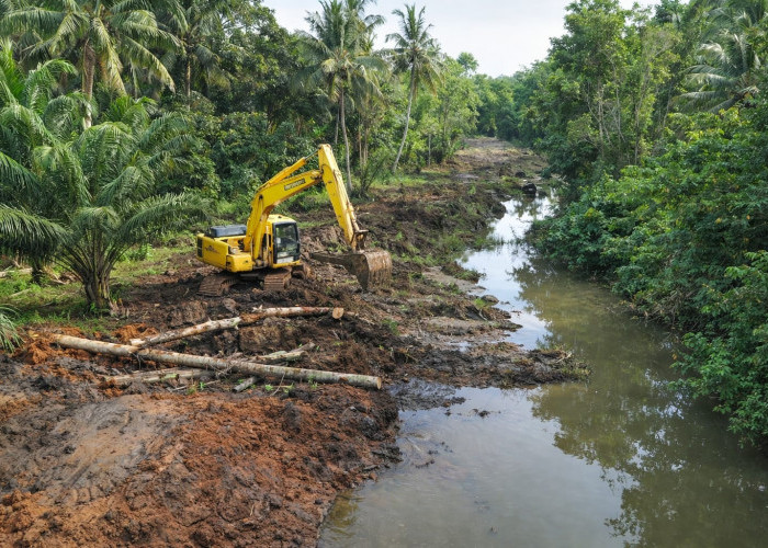Atasi Banjir, Sungai Lempuing hingga Padang Serai Bengkulu Mulai Dikeruk