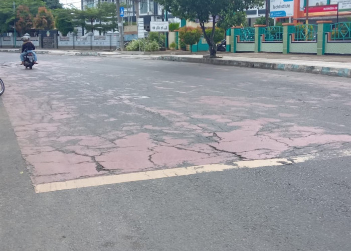 Dishub Kota Bengkulu Anggarkan Rp482 Juta Bangun Marka Jalan, Zona Selamat Sekolah dan Speed Bump