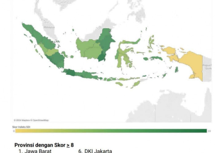 Pembangunan Provinsi Bengkulu Masuk Pencapaian SDI 2024