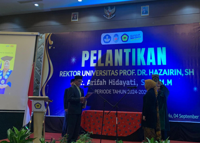 Arifah Hidayati Resmi Dilantik Sebagai Rektor Unihaz untuk Periode 2024-2028, Ini Profilnya 