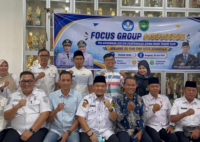 Matangkan Persiapan SPMB 2026, Disdikbud Kota Bengkulu Imbau Orang Tua Patuhi Jalur Zonasi