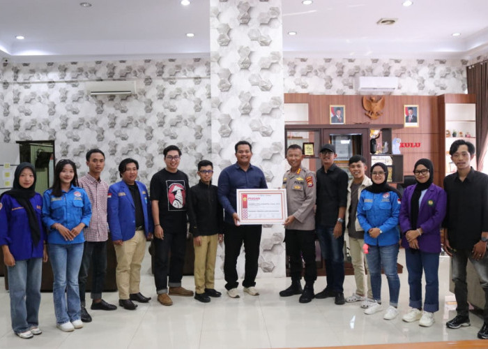 Dukungan untuk Pemuda Dinilai Positif, Kapolresta Bengkulu Terima Penghargaan dari OKP dan Mahasiswa