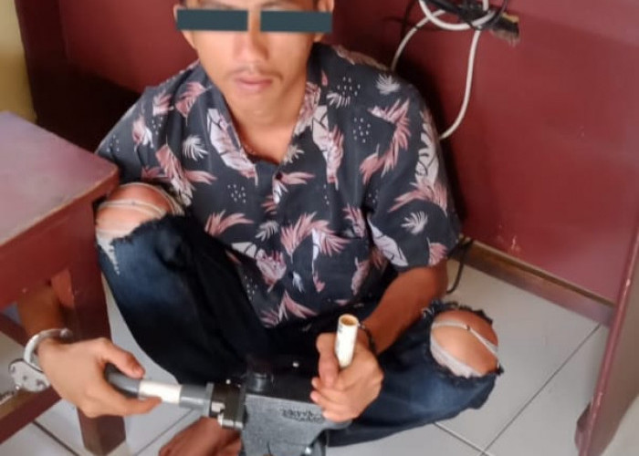 2 Pemuda Bengkulu Selatan, Terciduk Mencuri Mesin Pompa Air di Masjid