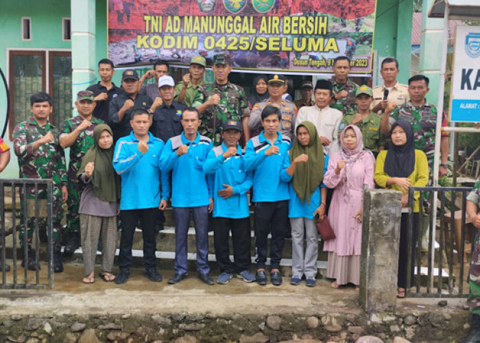 300 KK di Dusun Tengah Seluma Akan Nikmati Air Bersih, Program TNI Manunggal Air