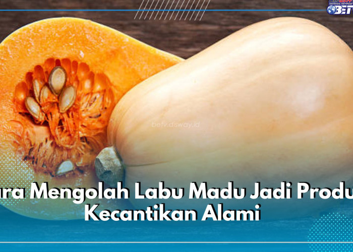 Ampuh Mengatasi Masalah Kulit Wajah, Ini Cara Mengolah Labu Madu Jadi Produk Kecantikan Alami