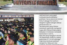 Dinilai Tambah Beban Biaya, Mahasiswa Universitas Bengkulu Tolak Syarat Baru Kelulusan Cumlaude