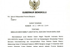 Gubernur Keluarkan Surat Edaran, Malam Tahun Baru Untuk Tidak Hura-hura dan Mengajak Isi dengan Ibadah