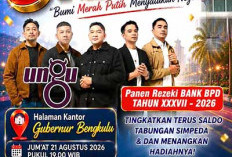Bank Bengkulu Siap Sukseskan Undian Nasional Tabungan Simpeda 2026, Ungu Band Meriahkan Malam Puncak