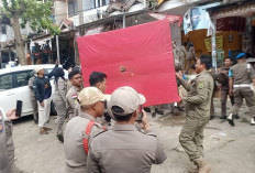 Sasar PKL dan Bangunan Liar, Satpol PP Kota Bengkulu Bersihkan Kawasan KZ Abidin