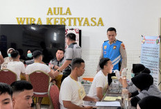 Uji Fisik Casis Bintara Dimulai, 173 Peserta Jalani Pemeriksaan Kesehatan Tahap I di Polda Bengkulu