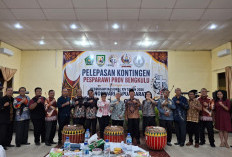 Dilepas Pemprov ke Papua Barat, Kontingen Pesparawi Bengkulu Bidik Podium Juara