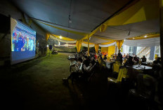 Kantor DPD Golkar Bengkulu Gelar Nobar Final Piala Dunia, Antusias Kader dan Masyarakat Membludak