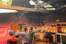 Kebakaran Hanguskan 1 Unit Rumah Warga Tanjung Besar Manna, Diduga Korsleting Listrik