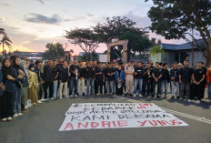 Tuntut Reformasi TNI, Puluhan Mahasiswa Bengkulu Gelar Aksi Solidaritas Kasus Andri Yunus