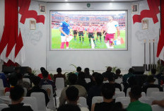 Spanyol Tembus Final Piala Dunia, Nobar Pemkot Bengkulu di Gedung Merah Putih Banjir Massa