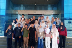 Edukasi Sejak Dini, Puluhan Murid SDN 97 Bengkulu Utara Belajar Dunia Penyiaran di Studio BETV