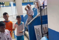 MPLS Hari Kedua, Siswa Baru SMPN 1 Kota Bengkulu Dibekali Simulasi Siaga Bencana