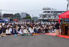 Salat Id di Terminal Pasar, Wabup Kepahiang Ajak Jemaah Muhammadiyah Jaga Toleransi