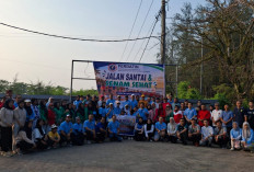 Jelang Pelantikan Pengurus, Perdatin Bengkulu Gelar Jalan Santai dan Senam Sehat
