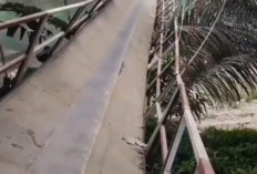 Padahal Baru Direhab, Jembatan Gantung Penghubung 2 Desa di Seluma Nyaris Putus