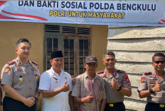 Kapolda Bengkulu Letakkan Batu Pertama Bedah Rumah Lansia 84 Tahun di Jeranglah Rendah