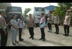 Polda Bengkulu Lakukan Ramp Check Bus Jelang Mudik, Pastikan Penumpang Aman