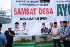 Mudahkan Bayar Pajak Motor, Gubernur Helmi Hasan Resmikan Samsat Desa di Ipuh Mukomuko